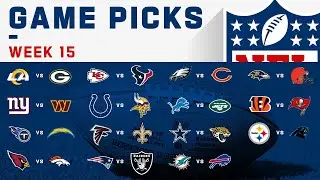 NFL Week 15 Game Picks