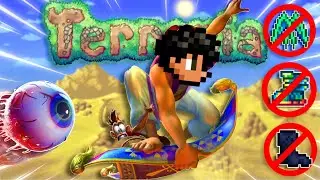 I beat Terraria with a magic carpet only