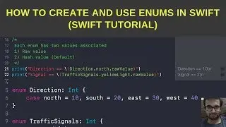 Swift Tutorials:-  How to create and use enums in swift