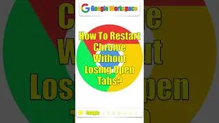 How to restart Chrome without losing open tabs? | 