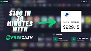 Earn $100+ Every 30 Min with Freecash! (Proof of Payment & Tips!)