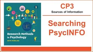 PSY 2120: How to Search PsycINFO (CP3)