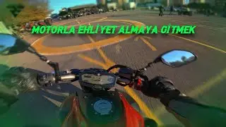 EHLİYET SINAVINA MOTORLA GİTMEK (#motovlog 39)