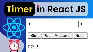 Implement a timer in React JS (Interview Question)