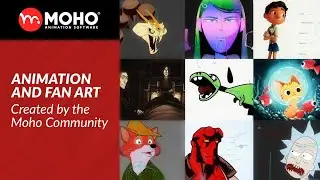 Moho animators - 2D Rigging & Character REEL 2022