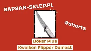 Nóż Böker Plus Kwaiken Flipper Damast | SAPSAN-SKLEP.PL