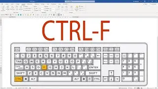 Every MS WORD Keyboard Shortcut Ever: CTRL+F