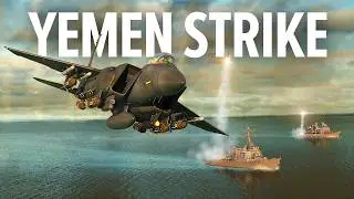 US F-15E Strike Eagle Attack In Yemen High Value Target | DCS World