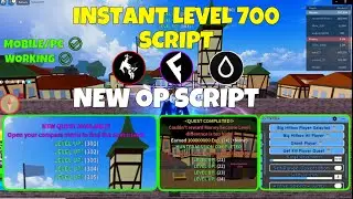 INSTANT LEVEL 700 SCRIPT (AUTO SECOND SEA) WORKING IN MOBILE & PC