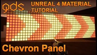 Unreal Engine 4 - Animated Chevron Panel Material Tutorial