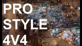 Pro Level 4v4 BEST OF 7!!! - StarCraft2 - Legacy of the Void 2018