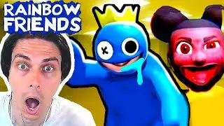 РАДУЖНЫЕ ДРУЗЬЯ В BACKROOMS ЗАКУЛИСЬЕ ! RAINBOW FRIENDS И Аманда [Roblox - Роблокс]