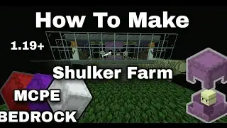 How To Make A Shulker Farm In Mcpe+BedrockWorking #malayalam #kerala #Shulkerfarm #530sub #minecraft