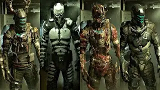 Dead Space Remake - All Costumes Showcase (4K 60FPS)