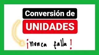 Conversión de unidades FÍSICAS | 2 CONSEJOS muy fáciles | #Shorts