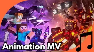 🎵[🎙️AMV] Fire - @AyaanKnight (Minecraft Animation) | (Music Video) ||Nether VS The End||