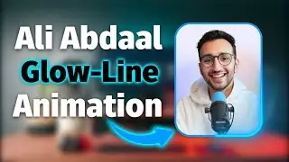 How to Create Rectangle Line Animation or Loop Line Animation like Ali Abdaal in Hindi 