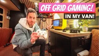 VAN LIFE | Off Grid GAMING Setup!