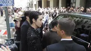 Doyoung 도영 NCT leaving the show @ Milan Fashion Week 17 June 2023 show Dolce and Gabbana - Milano