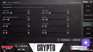 CRYPTO GAMING SENSITIVITY SETTINGS