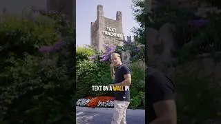 How to track text to a wall in DaVinci Resolve. #davinciresolve #texttracking #videoediting