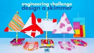 Engineering Challenge for Kids: Design a Skimmer Toy