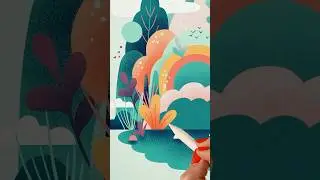 How To Create A Vector Style Illustration In Procreate On The iPad 