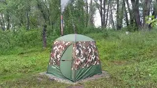 Мобильная баня на природе