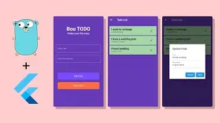 TODO App Using Flutter + GoLang - Flutter Todo App with Golang(Backend) - Flutter Bucket