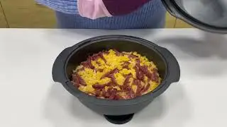 Каша Горошина с колбасками, вкусно и очень просто. Ультра про 1.5 л Tupperware