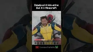 Deadpool & Wolverine but it's Minecraft