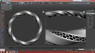 3D Tutorial | Modeling Triply Twisted Torus With Holes | 3dsmax