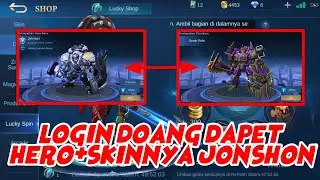 Cuman login doang dapet HERO+SKINYA JONSHON || GRATIS!!!