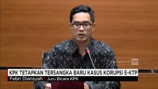 KPK Tetapkan Tersangka Baru Kasus Korupsi E-KTP