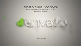 Short Elegant Logo Reveal - After Effects Project