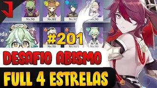 FUI DESAFIADO A FAZER O ABISMO SÓ COM 4 ESTRELAS | ANÁLISE BRUNOW | GENSHIN IMPACT