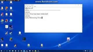 Making a harmless Virus using NOTEPAD!
