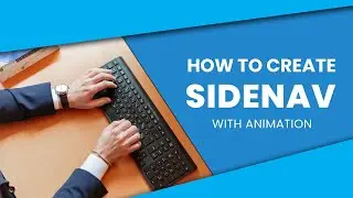 How to Create a Side Navigation Menu | Sidenav using Flexbox