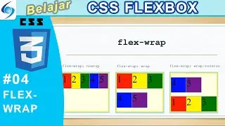 Flex-Wrap - Belajar CSS 3 Flexbox #04