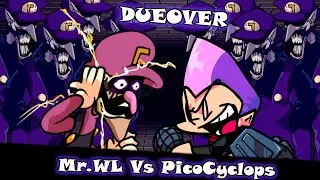 DUEOVER Mr.WL Vs PicoCyclops - OverDue But Waluigi Sings | Vs Mario's Madness V2 |