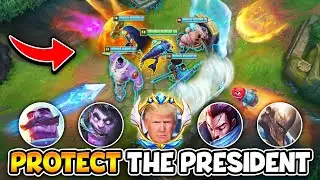 WE PLAYED THE "PROTECT THE PRESIDENT" COMP AND PROTECT KOG'MAW AT ALL COSTS