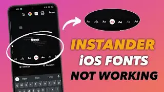 INSTANDER iPHONE FONTS NOT WORKING AFTER UPDATE | INSTANDER iPHONE FONTS PROBLEM | NEW INSTANDER 🔥