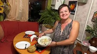 Готовим с НАТАШЕЙ новый САЛАТ 🥗 без НАЗВАНИЯ🍆по рецепту ДРУГА