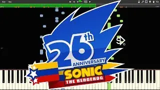 [26th Anniversary of Sonic the Hedgehog] Sonic the Hedgehog 1 Medley on Piano