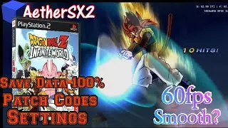 AetherSX2 Dragon Ball Z - Infinite World + Settings & Save Data