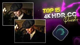 TOP 15 4K HDR CC PRESETS 🔥 ALIGHT MOTION 4K CC XML 😱 TOP 15 CC PRESETS PACK