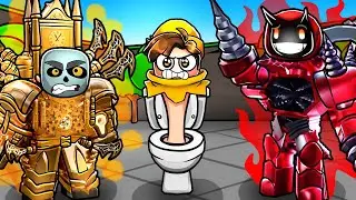 Goobers Play SKIBIDI TOILET BATTLEGROUNDS In Roblox