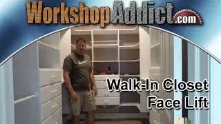 Walk-In Closet Renovation with Easy Track