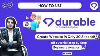 Durable AI Review in 2023 | Build a Website in Only 30 Seconds - Powerful Tool - Must Watch !!