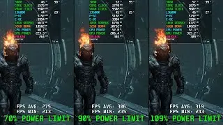 RTX 3080 Power Limit: 70% vs 90% vs 109%+OC